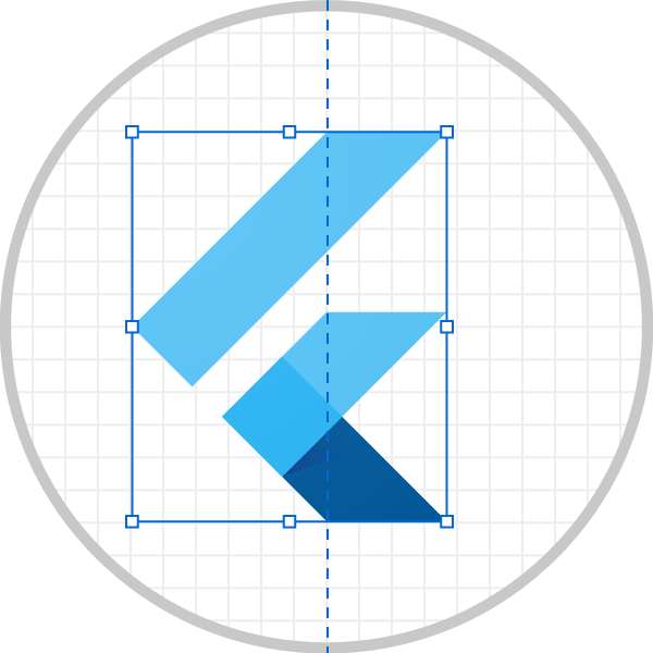 Buena alineación del logotipo