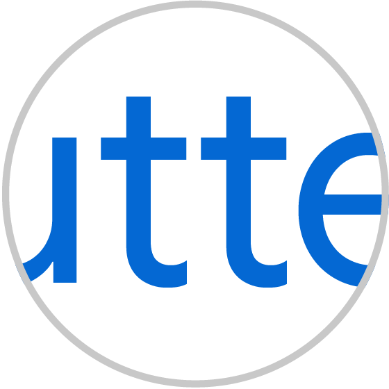 Buena alineación del logotipo